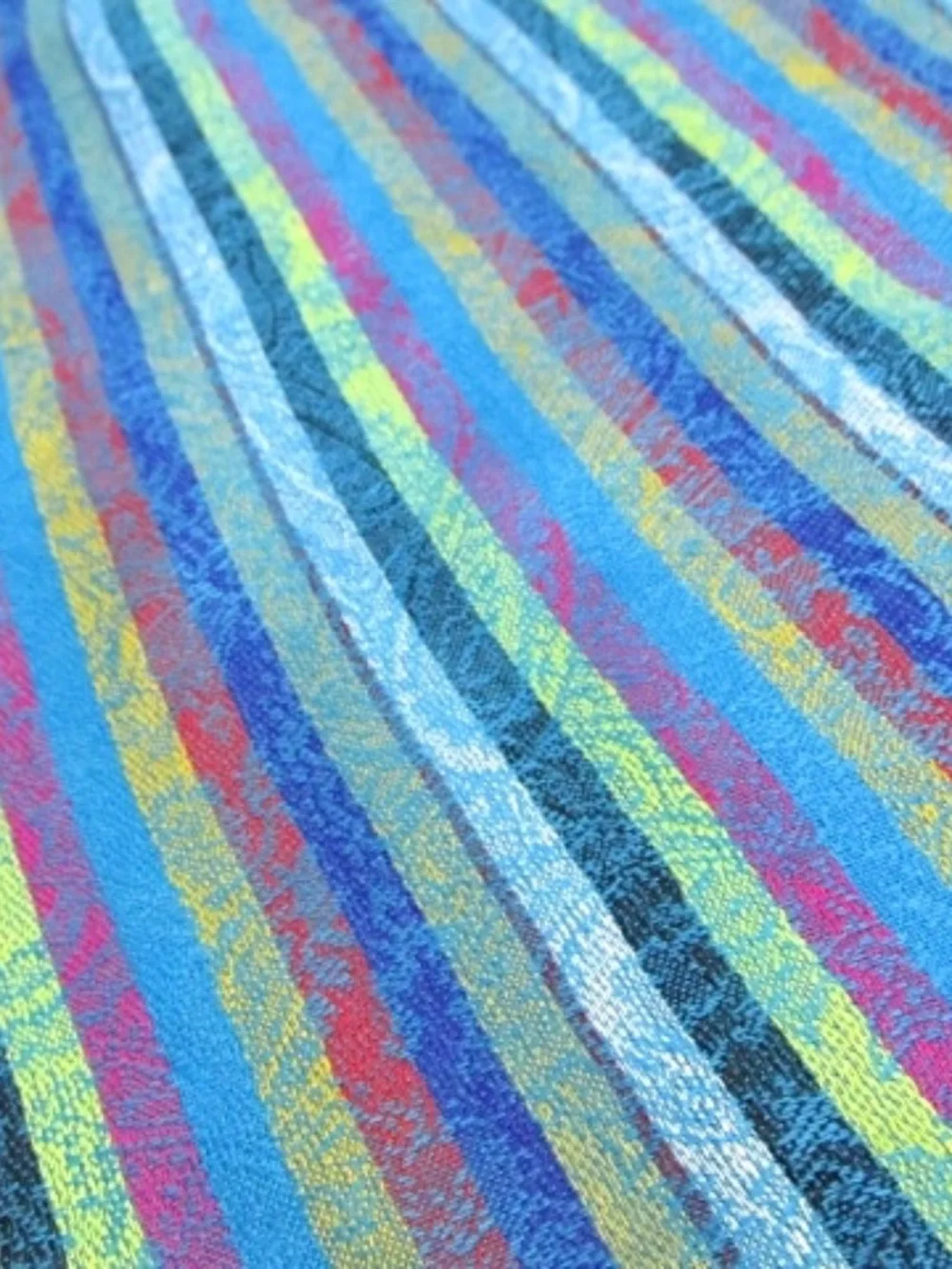 Multicolored Striped Boho Scarf/Wrap